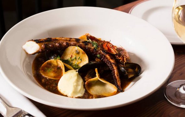 Nduja spiced fish stew